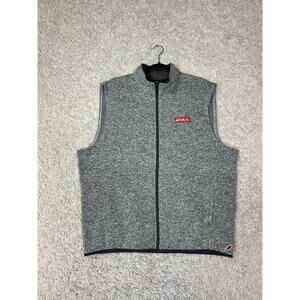 Maryland Terrapins Zip Up Vest League XL Gray Mens NCAA College